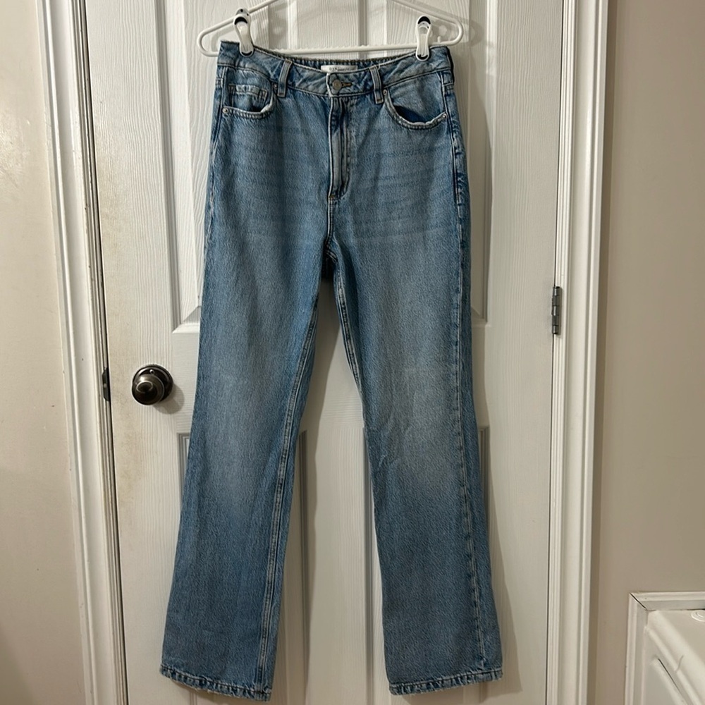 Dynamite Candice Bootcut Jeans Women’s Size 28 Light Wash Mid Rise Stretch Denim